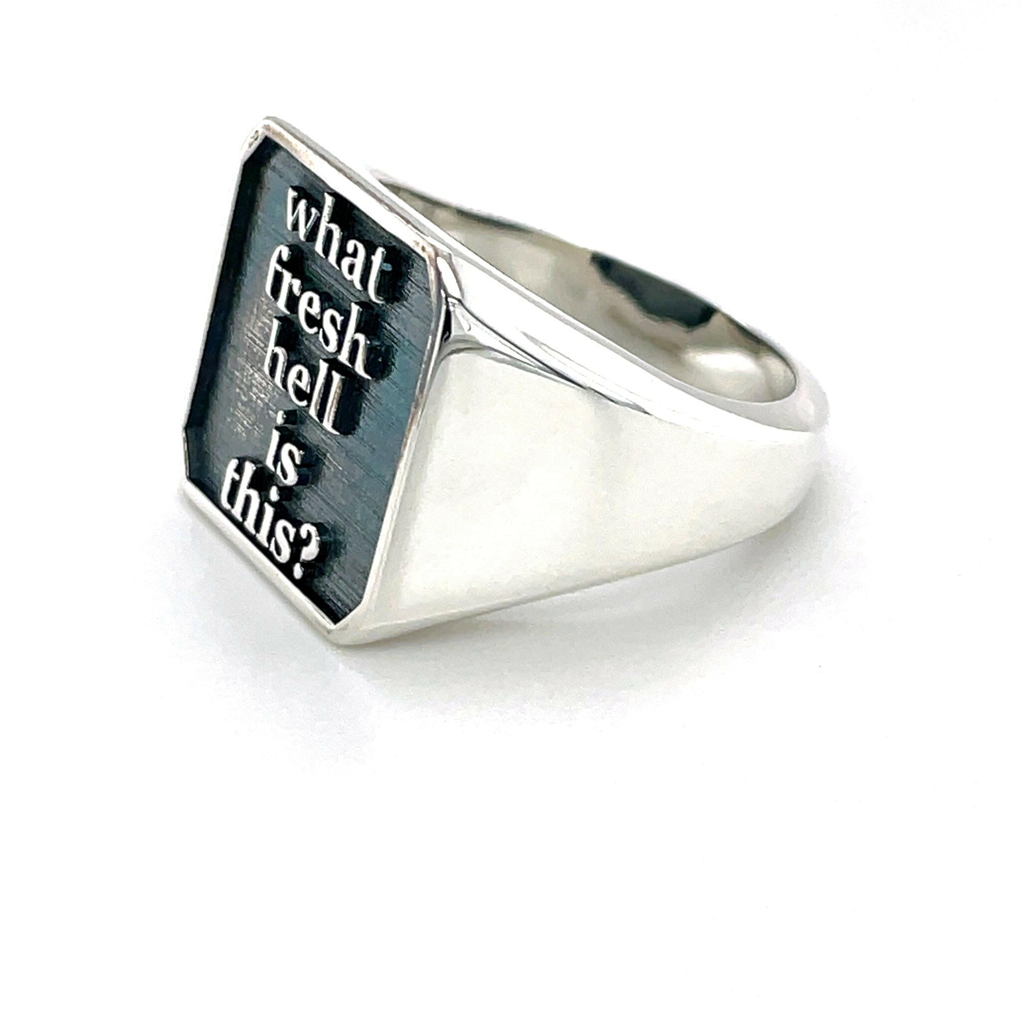 What Fresh Hell Is This?(Salty) - Ilah Cibis Jewelry-Rings