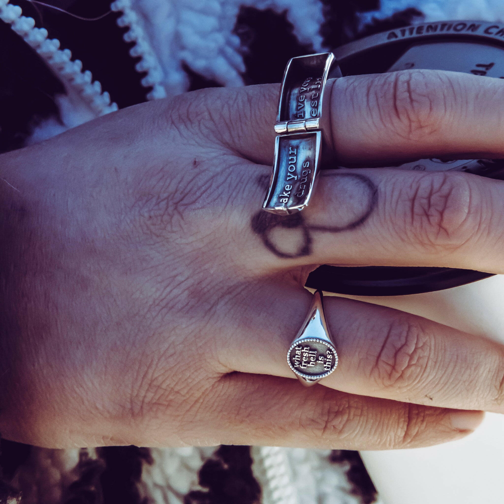 What Fresh Hell Is This?(Sweet) - Ilah Cibis Jewelry-Rings