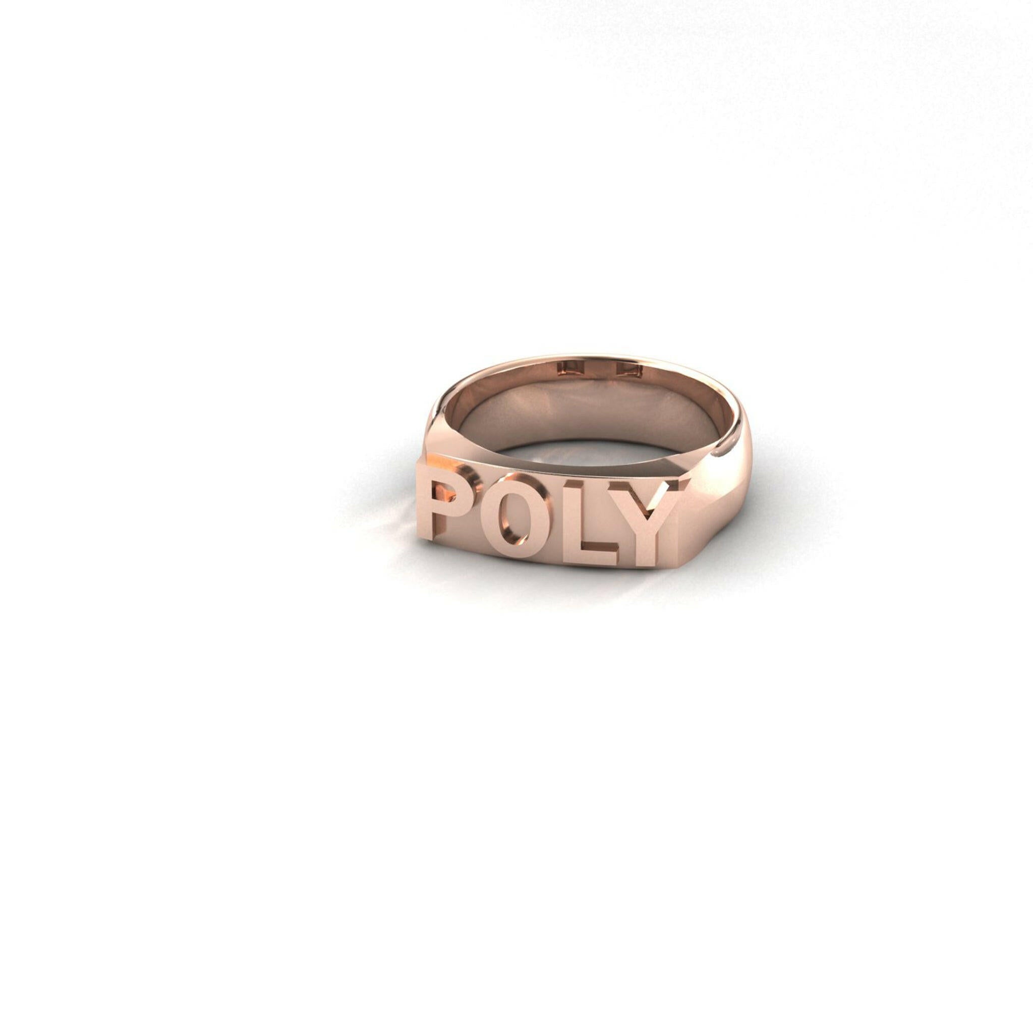 wide poly - Ilah Cibis Jewelry-Rings